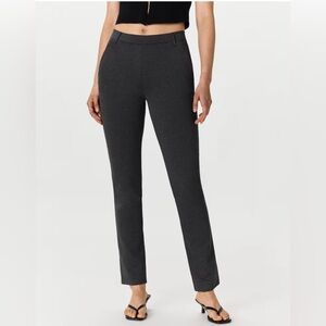 Quince Ultra-Stretch Ponte Straight Leg Pants